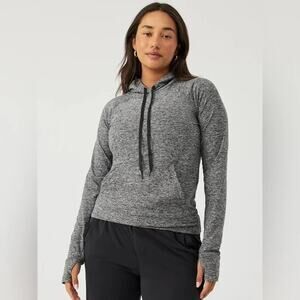 Outdoor Voices Cloudknit Hoodie Pullover Womens‎ XL Heather Gray